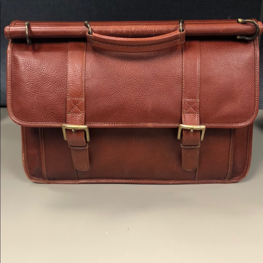 Wilson leather briefcase
